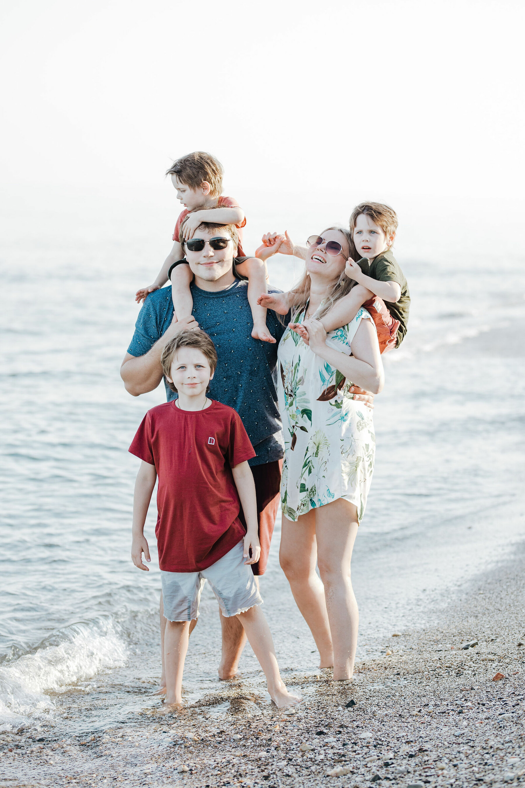 Семейная фотосессия у моря в Марбелье 