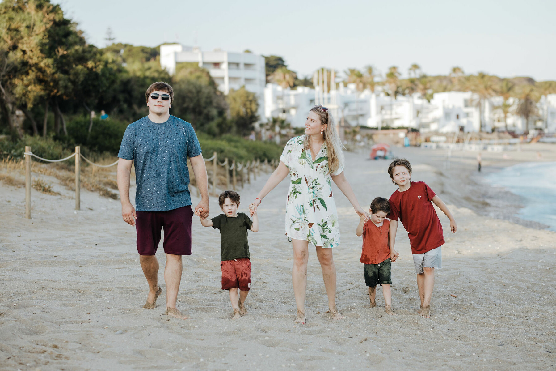 Family photo session in Marbella