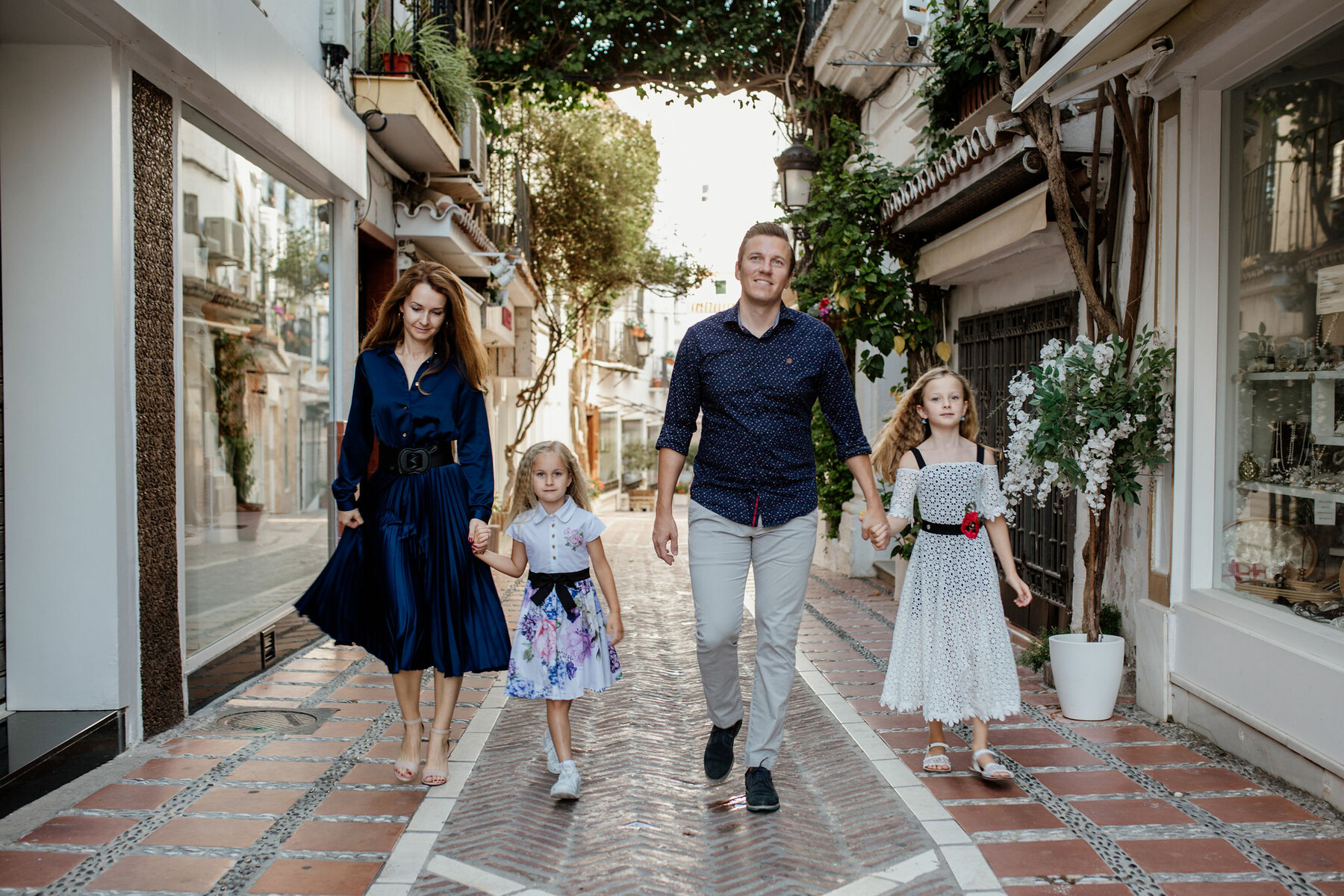 Family photo shooting in Marbella