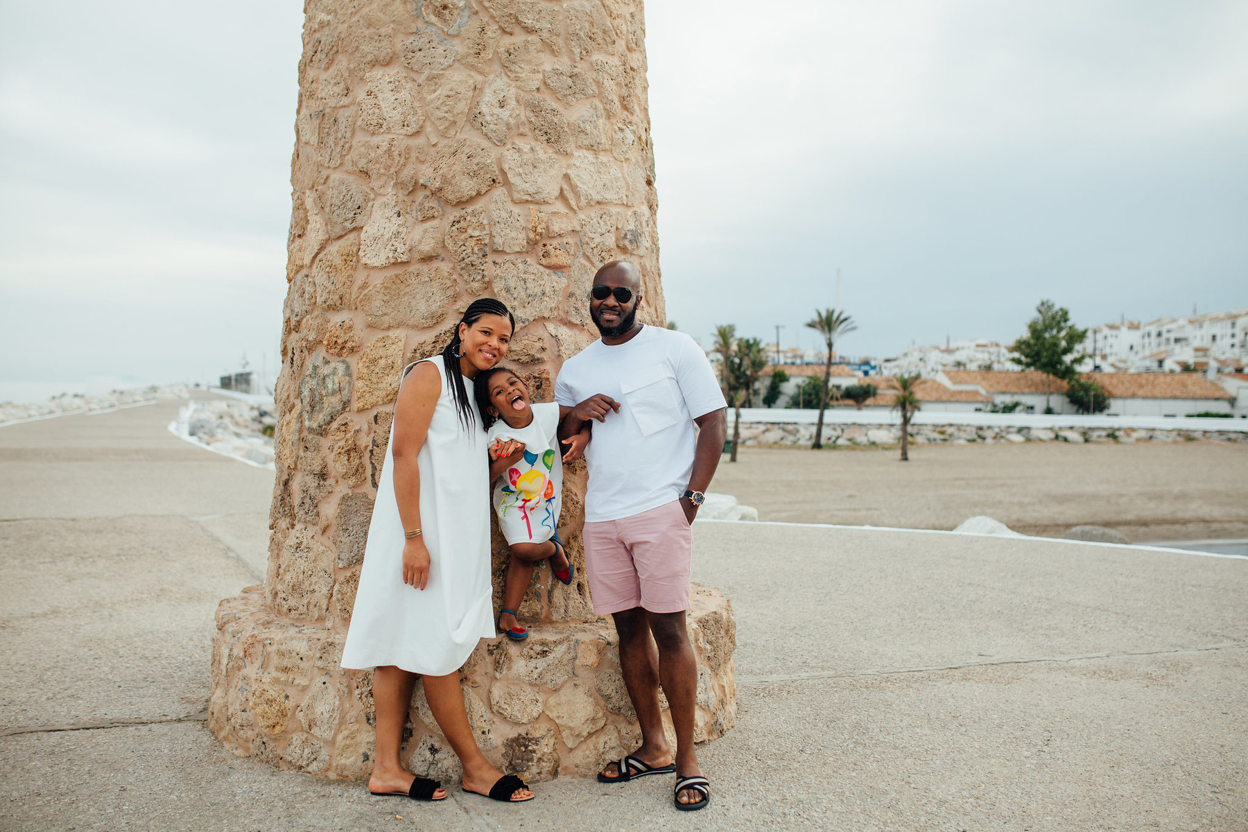 Sesión de fotos de familia en el Puerto Banús, Marbella